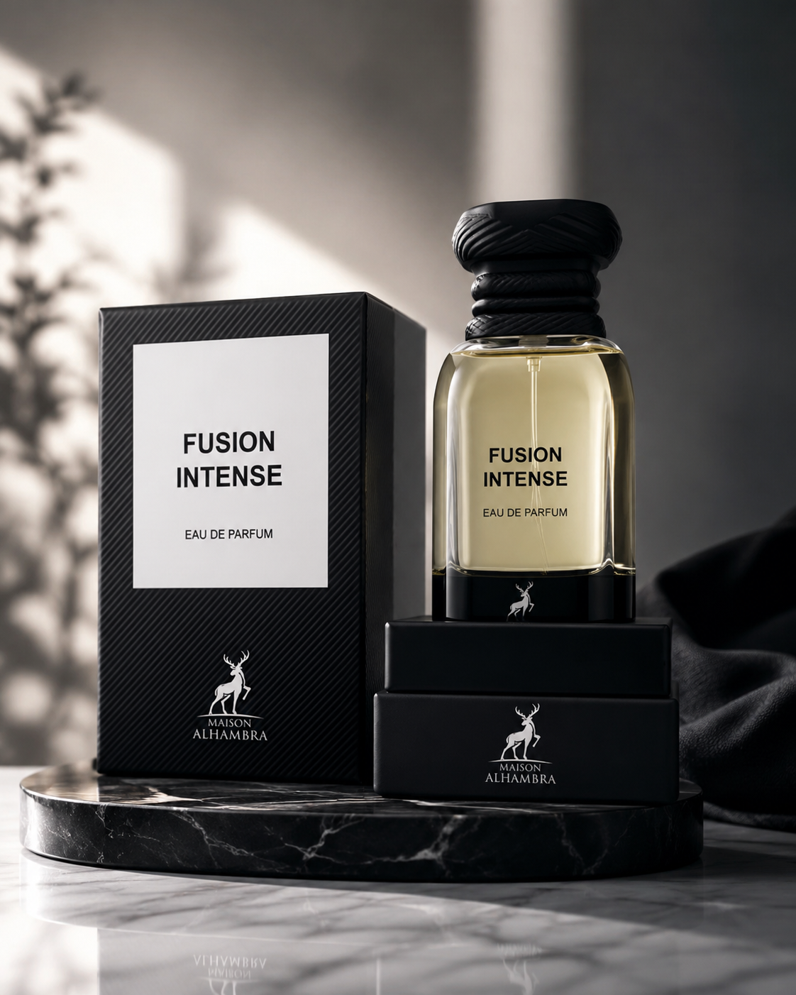 ادکلن مردانه الحمبرا  fusion intense