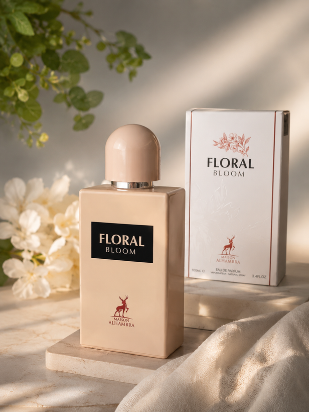 ادکلن زنانه فلورال بلوم الحمبرا | Floral Bloom Maison Alhambra