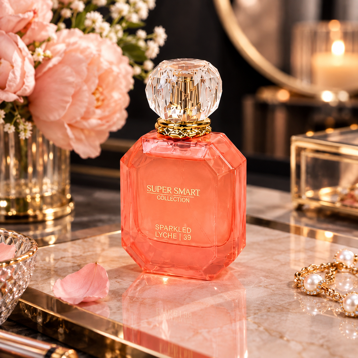 عطر ادکلن مینی کایالی لیچی اسپارکلینگ 39 (سوپر اسمارت) | (Kayali Sparkling Lychee 39 (Super Smart حجم 25 میل(شرکتی)