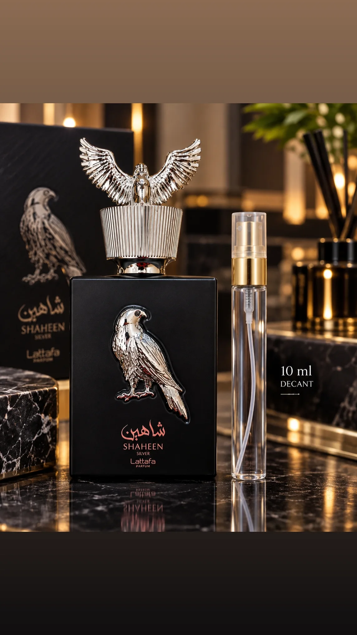 دکانت 10 میل ادکلن لطافه پراید مدل شاهین سیلور Shaheen Silver